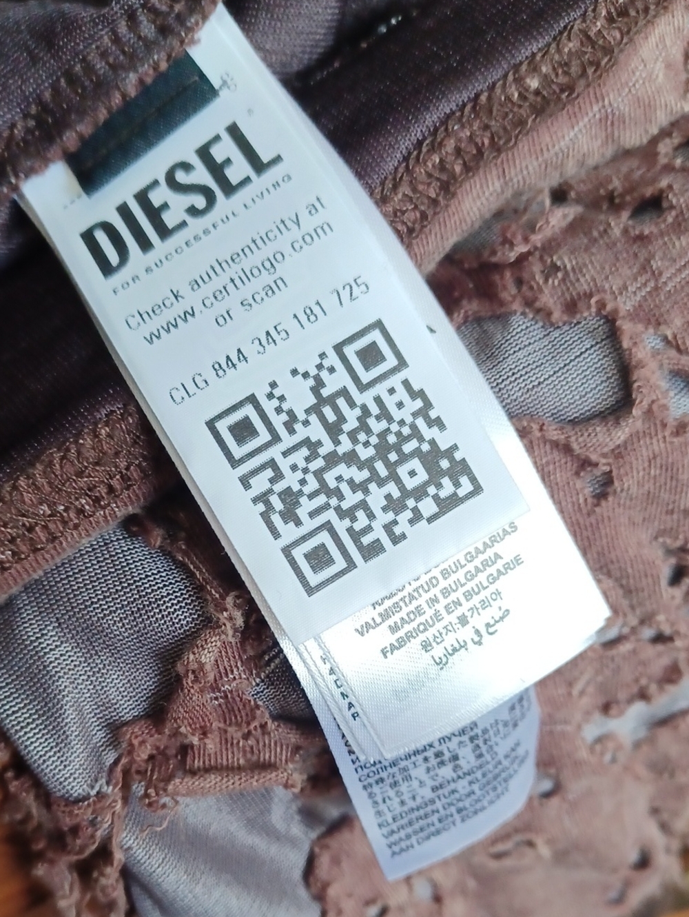 Diesel Distressed Sweatshirt - Picture 14 of 16